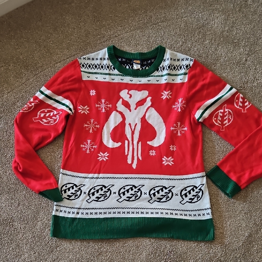 Star Wars Mandalorian Boba Fett Ugly Christmas Sweater